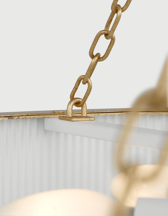Myhouse Lighting Visual Comfort Studio - PCC10110GD - Ten Light Chandelier - Ritz - Gild/Gild