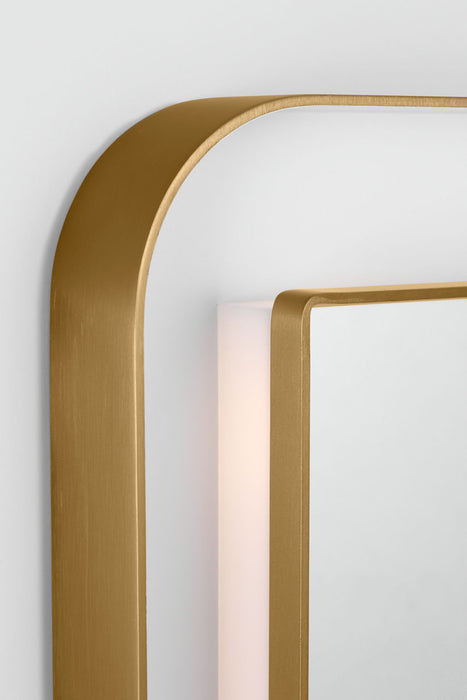 Myhouse Lighting Visual Comfort Studio - KSMRIL107BBS - LED Mirror - Chopin - Burnished Brass/Burnished Brass