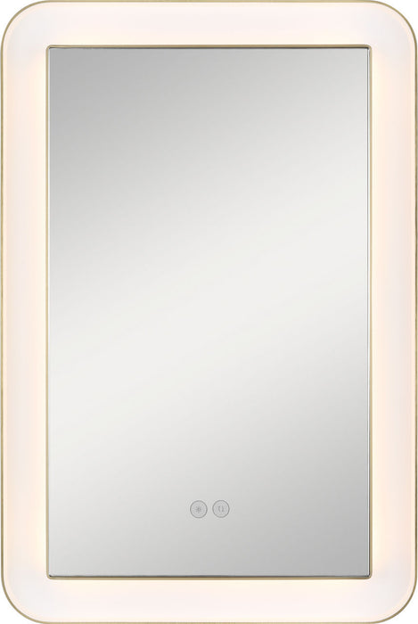 Myhouse Lighting Visual Comfort Studio - KSMRIL107BBS - LED Mirror - Chopin - Burnished Brass/Burnished Brass