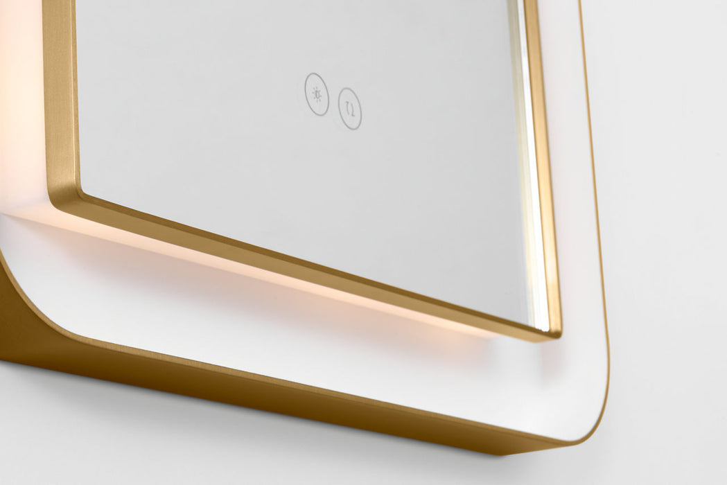 Myhouse Lighting Visual Comfort Studio - KSMRIL107BBS - LED Mirror - Chopin - Burnished Brass/Burnished Brass