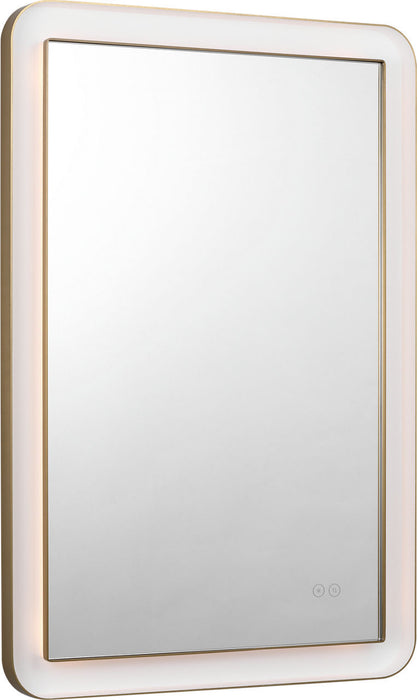 Myhouse Lighting Visual Comfort Studio - KSMRIL106BBS - LED Mirror - Chopin - Burnished Brass/Burnished Brass