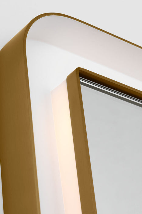 Myhouse Lighting Visual Comfort Studio - KSMRIL106BBS - LED Mirror - Chopin - Burnished Brass/Burnished Brass