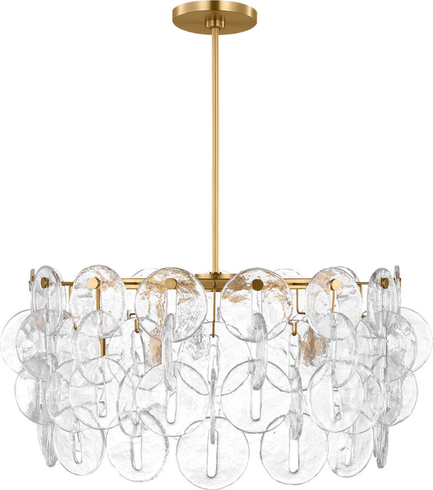 Myhouse Lighting Visual Comfort Studio - KSC1165BBS - Five Light Chandelier - Candace - Burnished Brass/Burnished Brass
