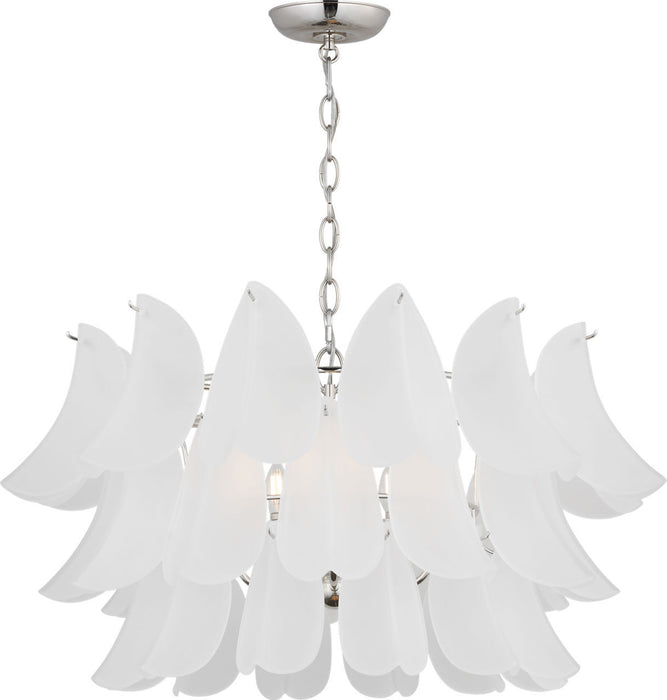 Myhouse Lighting Visual Comfort Studio - CC1825PN - Five Light Chandelier - Chloe - Polished Nickel/Polished Nickel