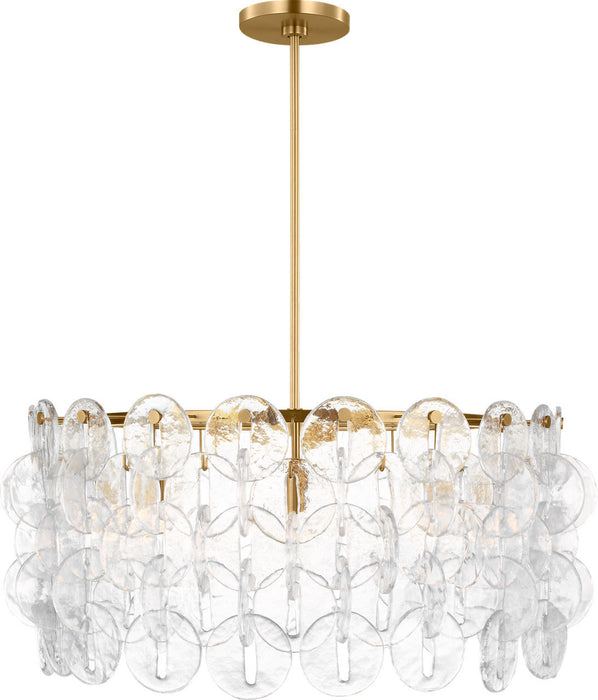 Myhouse Lighting Visual Comfort Studio - KSC1158BBS - Eight Light Chandelier - Candace - Burnished Brass/Burnished Brass