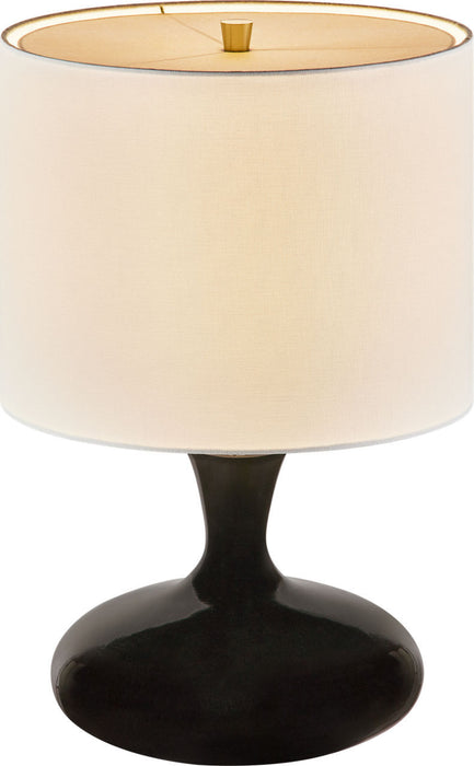Myhouse Lighting Visual Comfort Studio - KST1251CBK - One Light Table Lamp - Amber - Black Ceramic/Black Ceramic