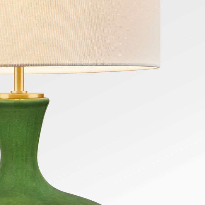 Myhouse Lighting Visual Comfort Studio - KST1251GG - One Light Table Lamp - Amber - Green/Green