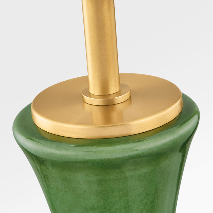 Myhouse Lighting Visual Comfort Studio - KST1251GG - One Light Table Lamp - Amber - Green/Green