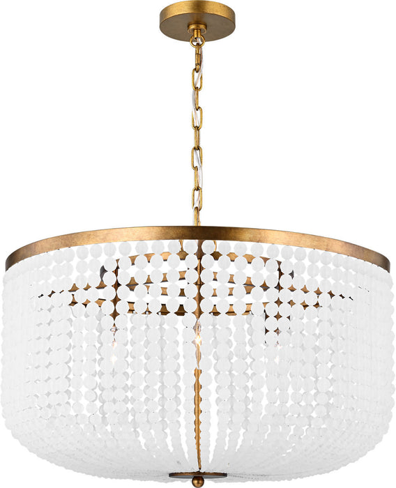 Myhouse Lighting Visual Comfort Studio - LXC1146VGD - Eight Light Chandelier - Bellecour - Vintage Gild/Vintage Gild