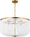 Myhouse Lighting Visual Comfort Studio - LXC1146VGD - Eight Light Chandelier - Bellecour - Vintage Gild/Vintage Gild