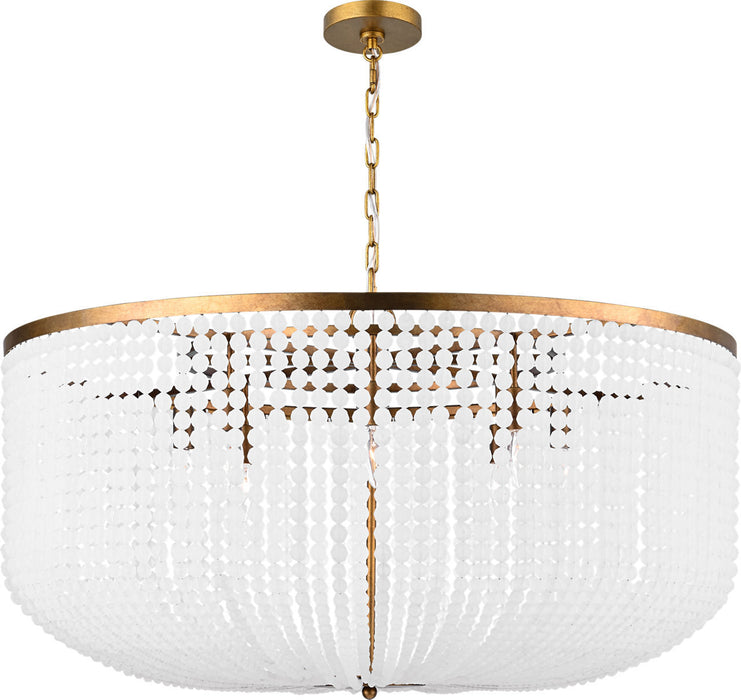 Myhouse Lighting Visual Comfort Studio - LXC1158VGD - Eight Light Chandelier - Bellecour - Vintage Gild/Vintage Gild
