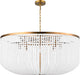 Myhouse Lighting Visual Comfort Studio - LXC1158VGD - Eight Light Chandelier - Bellecour - Vintage Gild/Vintage Gild