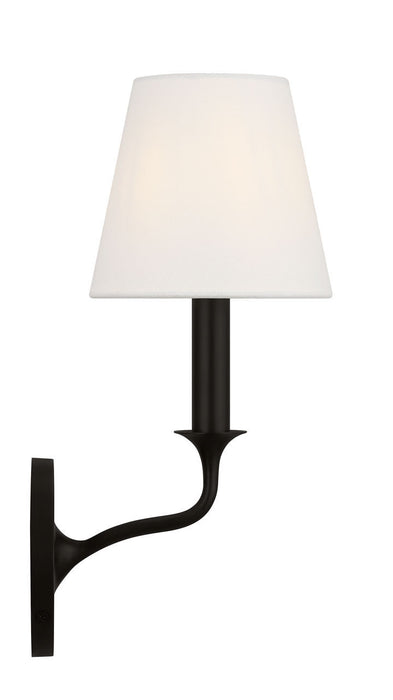 Myhouse Lighting Visual Comfort Studio - AW1231AI - One Light Wall Sconce - Chatsworth - Aged Iroged Iron