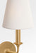 Myhouse Lighting Visual Comfort Studio - AW1231GD - One Light Wall Sconce - Chatsworth - Gild/Gild