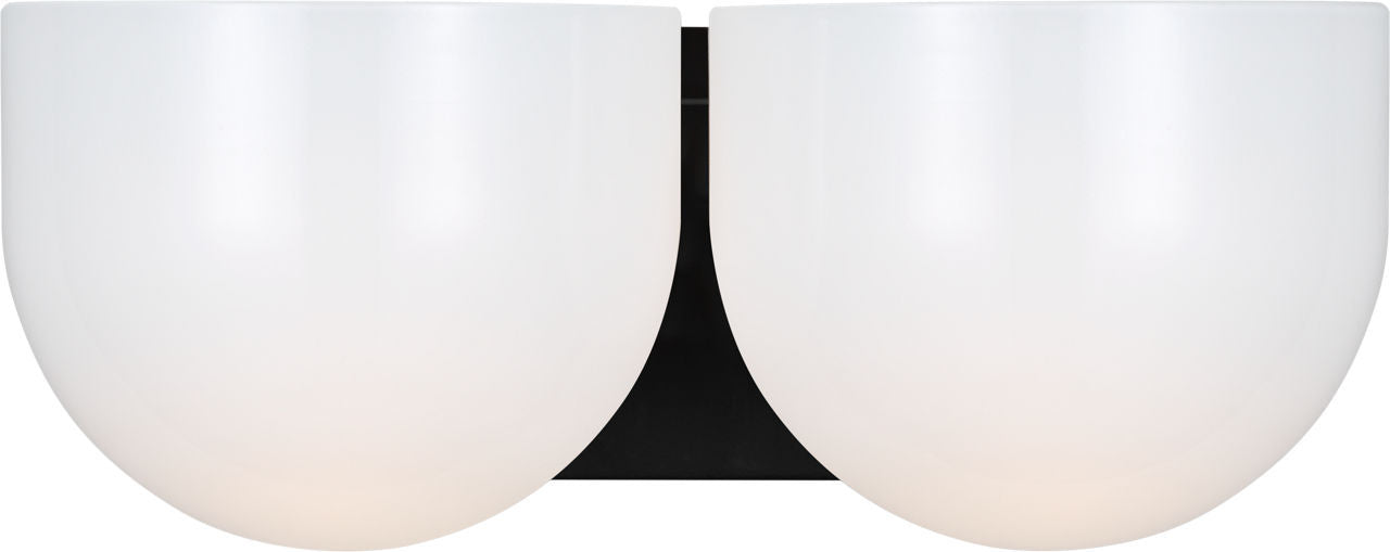 Myhouse Lighting Visual Comfort Studio - LXV1002AI - Two Light Bath - Cheverny - Aged Iroged Iron