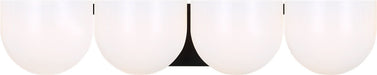 Myhouse Lighting Visual Comfort Studio - LXV1004AI - Four Light Bath - Cheverny - Aged Iroged Iron