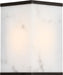 Myhouse Lighting Visual Comfort Studio - LXW1081AI - LED Bath - Cleor - Aged Iroged Iron