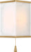 Myhouse Lighting Visual Comfort Studio - LXW1081BBS - LED Bath - Cleor - Burnished Brass/Burnished Brass
