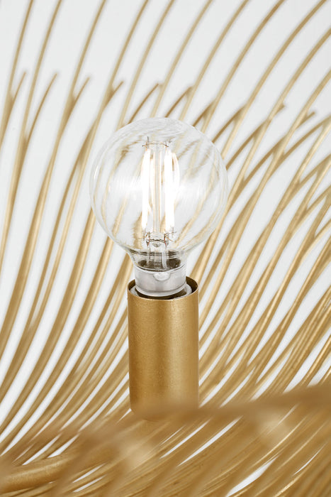Myhouse Lighting Visual Comfort Studio - LXF1024GD - Four Light Flush Mount - Dorelle - Gild/Gild