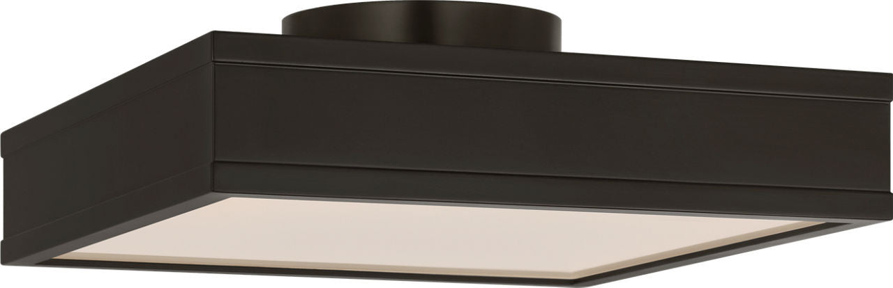 Myhouse Lighting Visual Comfort Studio - PCF1071AI - LED Semi Flush Mount - Dupont - Aged Iroged Iron