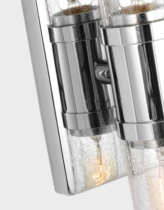 Myhouse Lighting Visual Comfort Studio - 4465002CC-05 - Two Light Vanity - Keaton - Chrome/Chrome