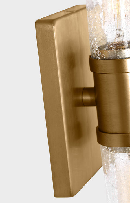 Myhouse Lighting Visual Comfort Studio - 4465002CC-848 - Two Light Vanity - Keaton - Satin Brass/Satin Brass