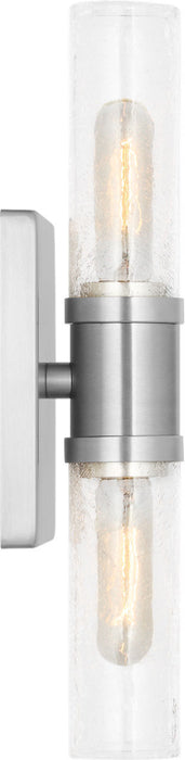 Myhouse Lighting Visual Comfort Studio - 4465002CC-962 - Two Light Vanity - Keaton - Brushed Nickel/Brushed Nickel