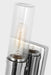 Myhouse Lighting Visual Comfort Studio - 4465002CF-05 - Two Light Vanity - Keaton - Chrome/Chrome