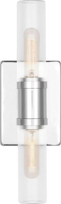 Myhouse Lighting Visual Comfort Studio - 4465002CF-05 - Two Light Vanity - Keaton - Chrome/Chrome