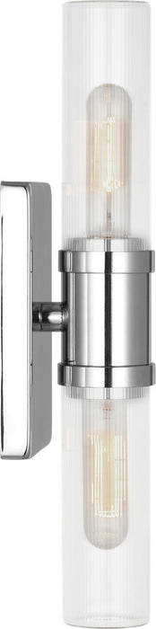 Myhouse Lighting Visual Comfort Studio - 4465002CF-05 - Two Light Vanity - Keaton - Chrome/Chrome