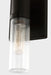 Myhouse Lighting Visual Comfort Studio - 4465002CF-112 - Two Light Vanity - Keaton - Midnight Black/Midnight Black