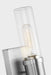 Myhouse Lighting Visual Comfort Studio - 4465002CF-962 - Two Light Vanity - Keaton - Brushed Nickel/Brushed Nickel