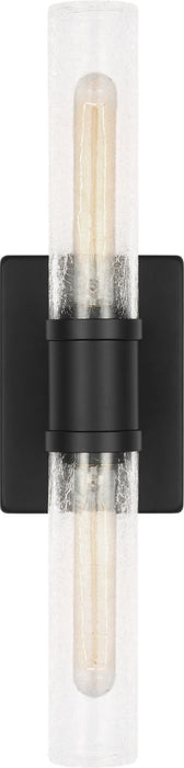 Myhouse Lighting Visual Comfort Studio - 4565002CC-112 - Two Light Vanity - Keaton - Midnight Black/Midnight Black
