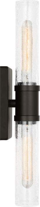 Myhouse Lighting Visual Comfort Studio - 4565002CC-112 - Two Light Vanity - Keaton - Midnight Black/Midnight Black