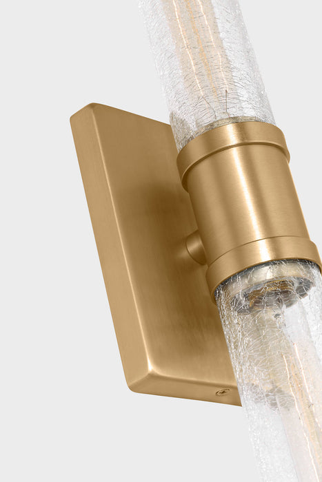 Myhouse Lighting Visual Comfort Studio - 4565002CC-848 - Two Light Vanity - Keaton - Satin Brass/Satin Brass