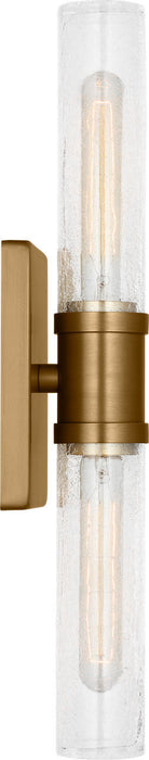Myhouse Lighting Visual Comfort Studio - 4565002CC-848 - Two Light Vanity - Keaton - Satin Brass/Satin Brass