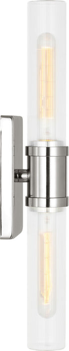 Myhouse Lighting Visual Comfort Studio - 4565002CF-05 - Two Light Vanity - Keaton - Chrome/Chrome