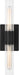 Myhouse Lighting Visual Comfort Studio - 4565002CF-112 - Two Light Vanity - Keaton - Midnight Black/Midnight Black