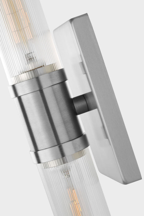 Myhouse Lighting Visual Comfort Studio - 4565002CF-962 - Two Light Vanity - Keaton - Brushed Nickel/Brushed Nickel