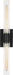 Myhouse Lighting Visual Comfort Studio - 4665002CC-112 - Two Light Vanity - Keaton - Midnight Black/Midnight Black
