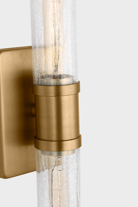Myhouse Lighting Visual Comfort Studio - 4665002CC-848 - Two Light Vanity - Keaton - Satin Brass/Satin Brass