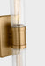 Myhouse Lighting Visual Comfort Studio - 4665002CC-848 - Two Light Vanity - Keaton - Satin Brass/Satin Brass