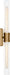 Myhouse Lighting Visual Comfort Studio - 4665002CC-848 - Two Light Vanity - Keaton - Satin Brass/Satin Brass