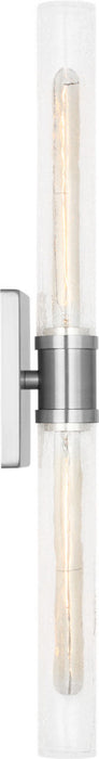 Myhouse Lighting Visual Comfort Studio - 4665002CC-962 - Two Light Vanity - Keaton - Brushed Nickel/Brushed Nickel
