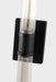 Myhouse Lighting Visual Comfort Studio - 4665002CF-112 - Two Light Vanity - Keaton - Midnight Black/Midnight Black
