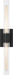 Myhouse Lighting Visual Comfort Studio - 4665002CF-112 - Two Light Vanity - Keaton - Midnight Black/Midnight Black