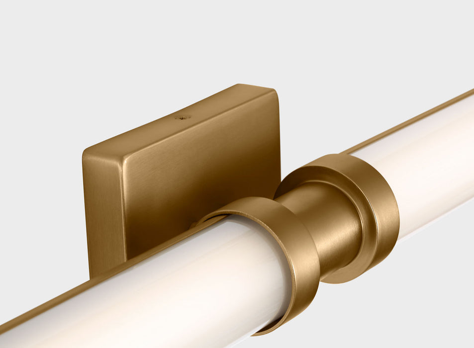 Myhouse Lighting Visual Comfort Studio - 4704093SCS-848 - LED Bath - Kiel - Satin Brass/Satin Brass