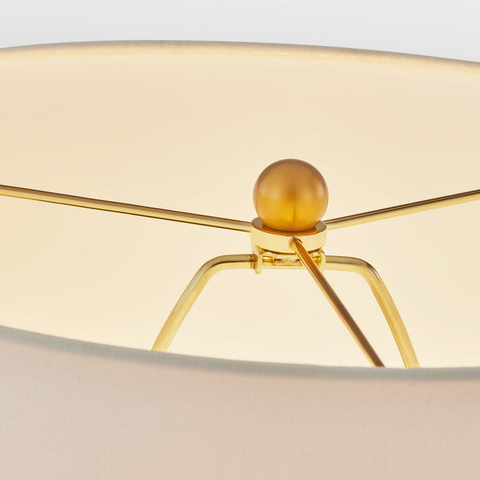 Myhouse Lighting Visual Comfort Studio - KST1241DOC - One Light Table Lamp - Lauren - Deep Ocean Crackle/Deep Ocean Crackle