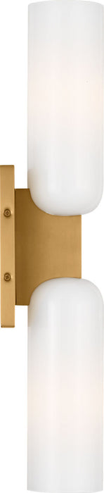 Myhouse Lighting Visual Comfort Studio - LXV1012BBS - Two Light Bath - Maroux - Burnished Brass/Burnished Brass