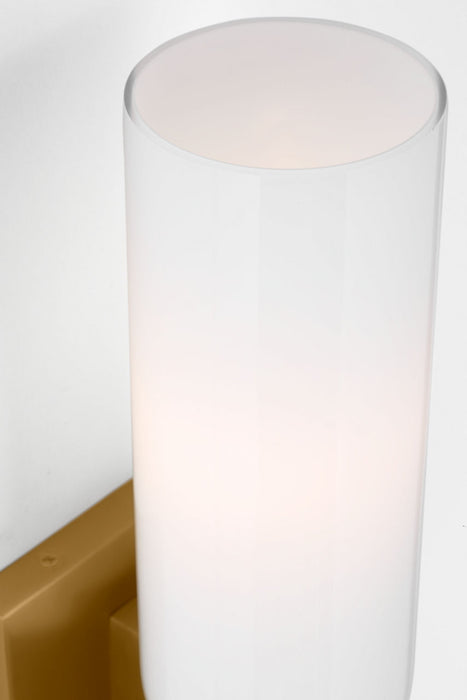 Myhouse Lighting Visual Comfort Studio - LXW1101BBS - One Light Bath - Maroux - Burnished Brass/Burnished Brass